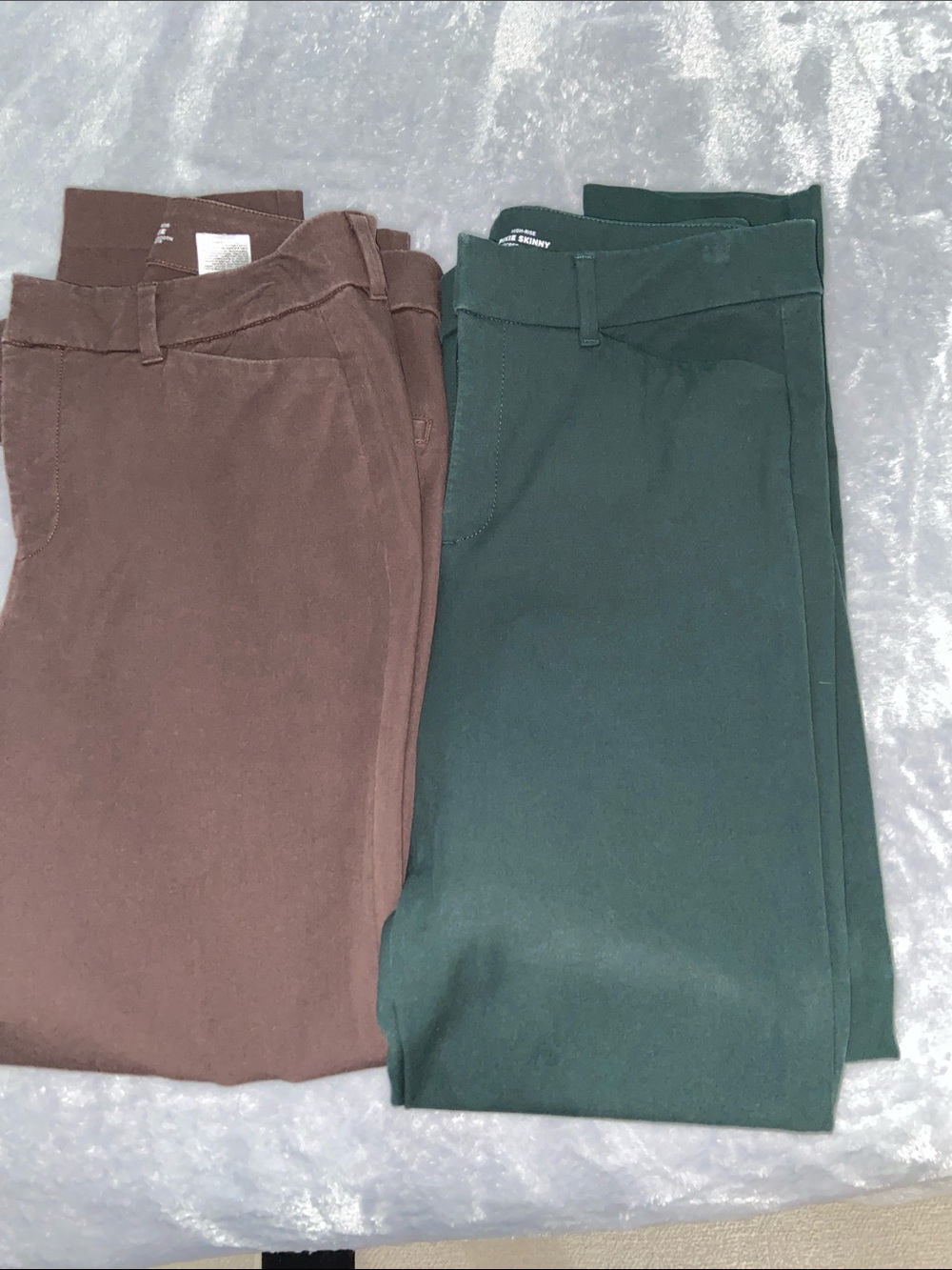 Old navy pixie high rise Pants in Brown and Green size 8